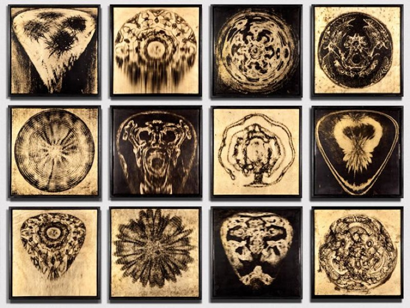“Sights can be seen and images can be heard.” Full range of cymatic patterns created by Jeff Louviere and Vanessa Brown.